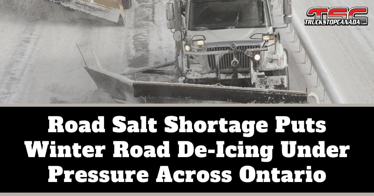 Ontario’s Road Salt Shortage: What’s Going on and What It Means for Snow Services